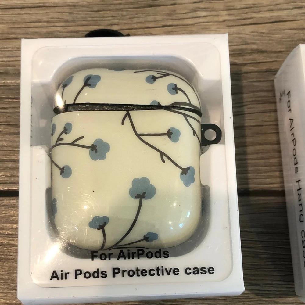 Stylish AirPods Protective Case with carabiner